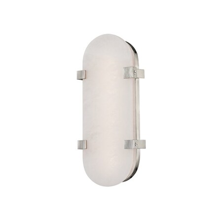 Hudson Valley Lighting Skylar 1 Light Wall Sconce 13.75 In. Polished Nickel 1114-PN