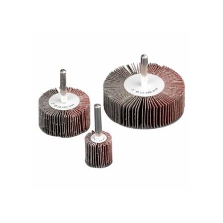 Cgw Abrasives Flap Wheels, 3 in x 1 in, 60 Grit, 20,000 rpm, 10PK 421-41005