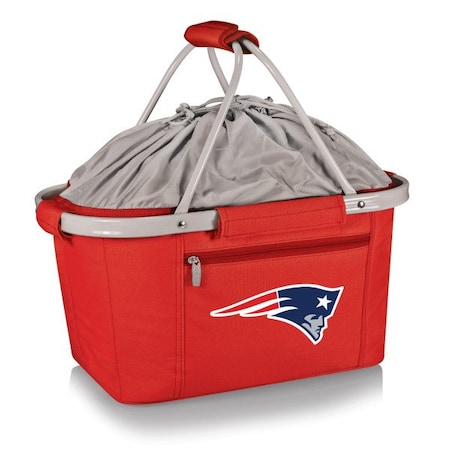 Picnic Time Family Of Brands NFL New England Patriots - Metro Basket Collapsible Cooler Tote 645-00-100-194-2