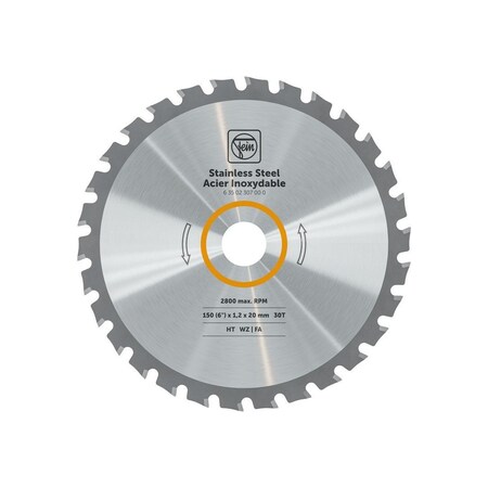 Fein 6inHand-held circular saw blade for stainless steel 63502307000
