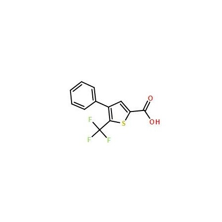Ak Scientific 4-Phenyl-5-(trifluoromethyl)-thiophene-2-carboxylic acid (250mg), CAS 208108-76-3 7081AD-250mg