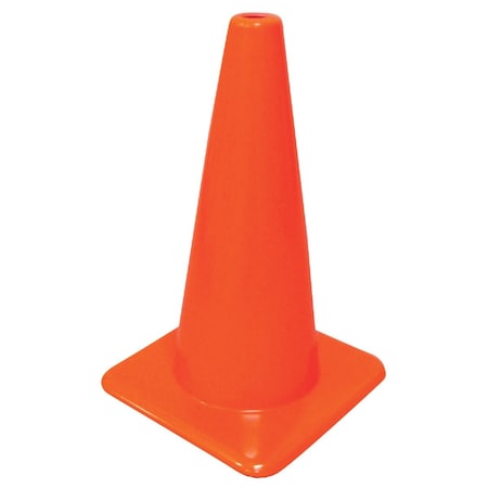 Safety Works Professional 18'' H. Hi-Vis Orange Safety Cone SWFM18-VPD10