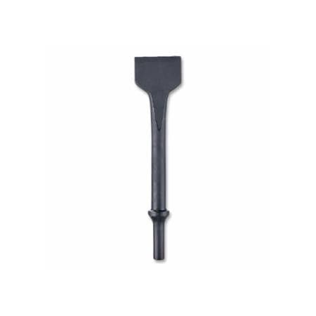 Grey Pneumatic Impact Chisel, 0.401 in Shank, 1-1/2 in Tip, 7 in L, Flat Chisel 914-CH103