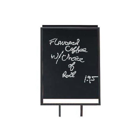 Aarco 22 in W, 28 in H, Acrylic, Black AIB2228