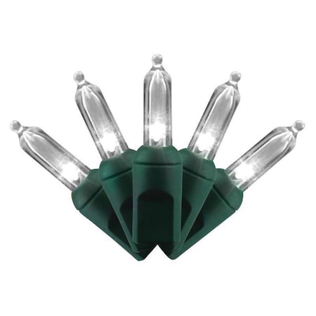 Celebrations LED T5 Pure White 50 ct String Christmas Lights 12 ft. 11-09027A