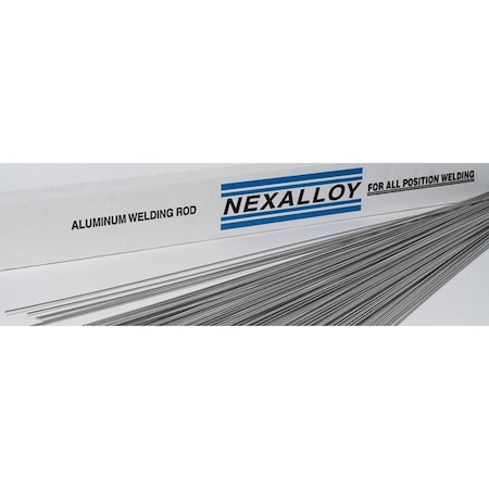 Weldcote 4043A/4943 Aluminum 1/8in x 36 Cut Lengths, 10 Pounds 494318X36T