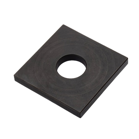 Zoro Select Square Washer, Fits Bolt Size M14 , Stainless Steel Black Oxide Finish Z8914SS-BX