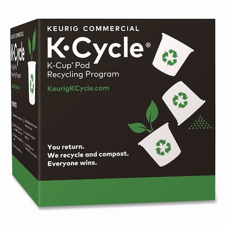 Keurig K-Cycle K-Cup Pod Recycling Station, Plastic, Black/Green/White, 5PK 5000391844/0630