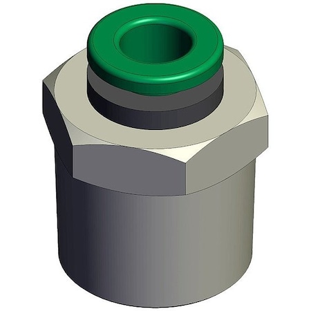 Smc Push-Fit Fitting, Straight KRH06-03S