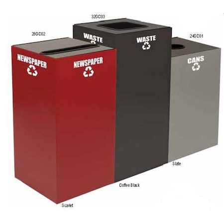 Pinpoint Geo cube- round opening- cans-glass decal- scarlet PI598737