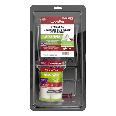 Wooster 4-1/2" x 5/16" Nap Mini-Roller Painting Kit RR375