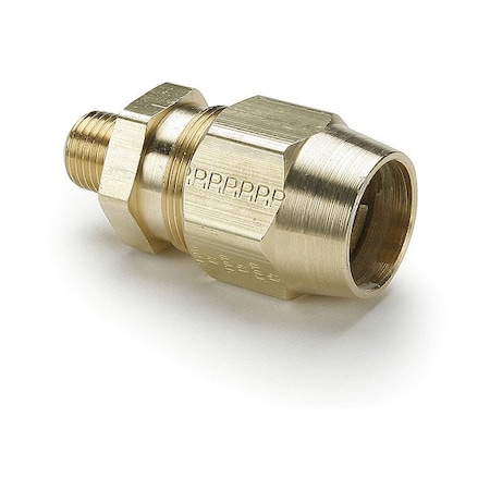 Parker Strt, Brass, Comp. 3/8 in, MBSPP 1/2 in 68RB-6-8