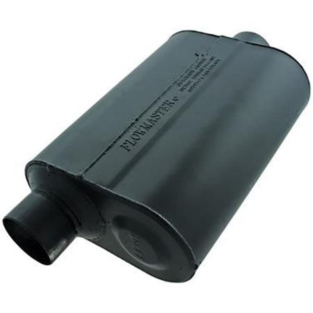 Flowmaster 952546 Exhaust Muffler Super 40 2.50 In. Offset Inlet F13-952546