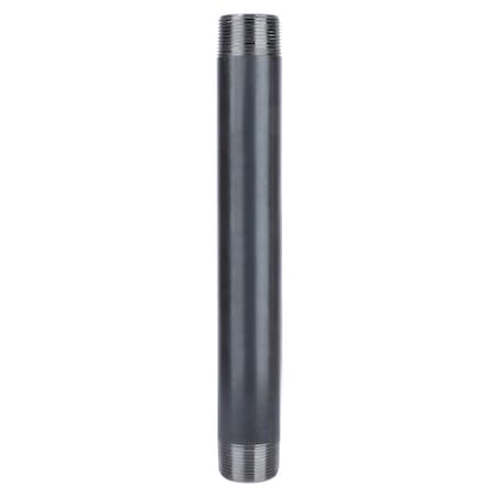 Ace Trading - Nipple STZ Industries 1-1/4 in. MIP each X 1-1/4 in. D MIP Black Steel 12 in. L Nipple 302U114X12