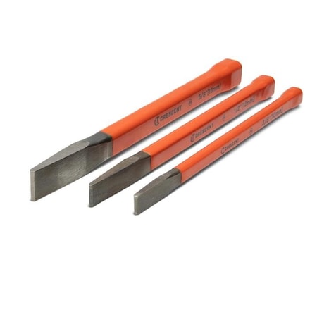 Crescent Chisel, 3PC Set, 3/8in, 1/2in, 5/8in CCOCHS3