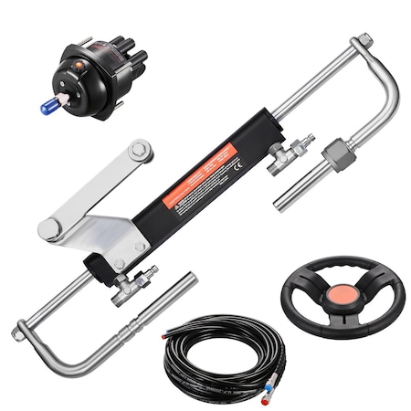 Vevor 90HP Hydraulic Outboard Steering Kit Marine Boat Hydraulic Steering System NR90