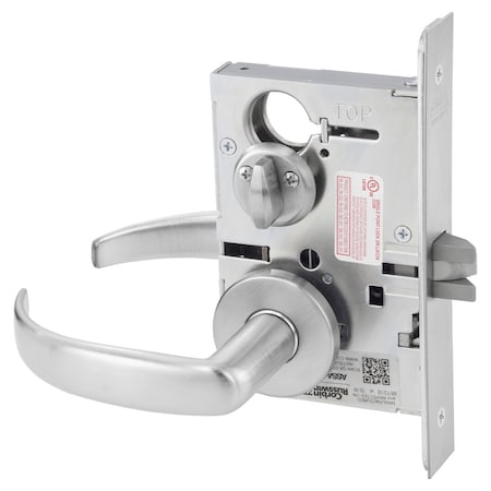 Corbin Russwin Privacy Mortise Lock, PS Lever, A Rose, Satin Chrome ML2060 PSA 626