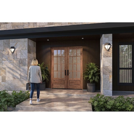 Doornmore G7512, 74.5" x 98" ( 2x36" Door) Left Hand, Mahogany SDL 12 Lite 3/4 Lite Exterior Door G7512-SW-3696_2_LI