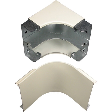 Wiremold Radiused Internal Elbow Fitting, Ivory V4017FO