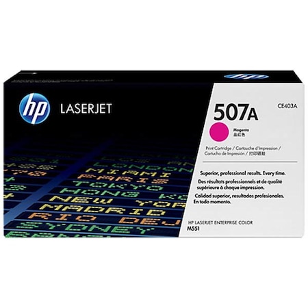 Hp 507A (CE403A) Magenta Original LaserJet Toner Cartridge (6,000 Yield) CE403A