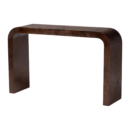 Bali & Pari Revelle Real Burl Wood Console Table 262-14412-ZORO