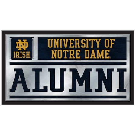 Holland Bar Stool Co Notre Dame 26" x 15" Alumni Mirror MAlumNotreD