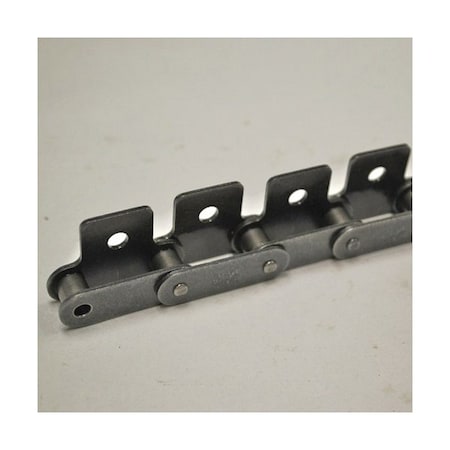 Tsubaki Double Pitch Standard Conveyor chain, 10 ft OAL, 1-1/4 P, 0.4 Dia x 3/8 in W Roller C2050SA13LRB