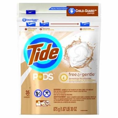 Tide PODS Laundry Detergent, Liquid, Chemical 89887