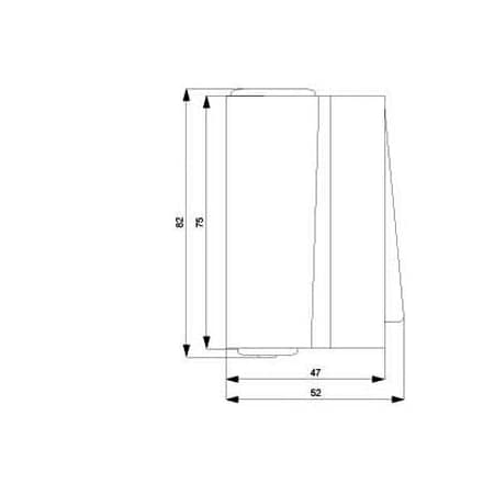 Siemens DELTA flAche IP44 AP Dark gray/light gray OFF switch 5TA4711