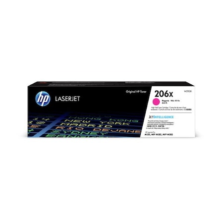 Hp 206X (W2113X) High Yield Magenta Original LaserJet Toner Cartridge (2,450 Yield) W2113X