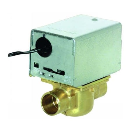 Honeywell 3/4" Sweat Connection Zone Valve V8043A1029/U