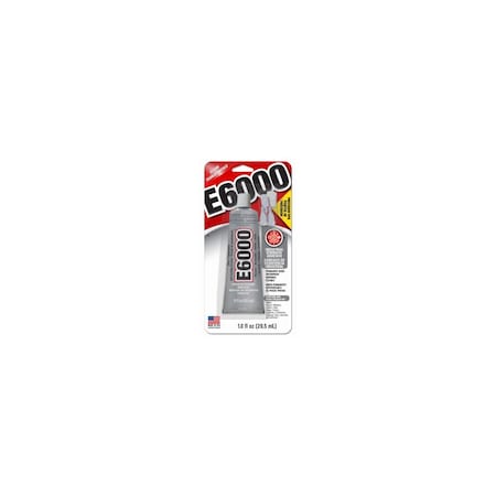 E6000 Industrial Strength Adhesive with 4 Applicator Tips, Clear, 1 oz. 231020