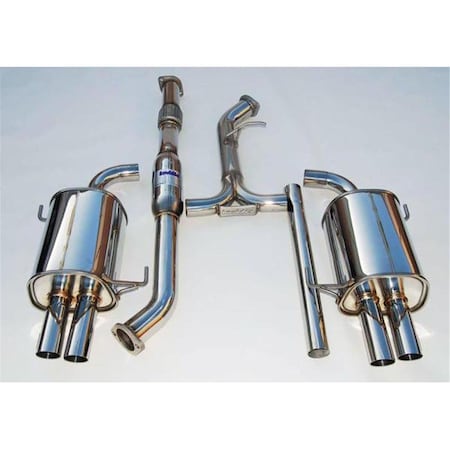 Fiesta Stainless Steel Quad Tip Cat-back Exhaust for 2005 Plus Subaru Legacy GT FI2057773