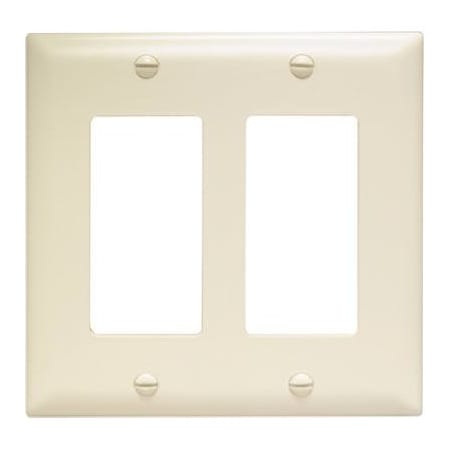 Pass & Seymour Alm 2G 2Deco Wall Plate TP262LACC30