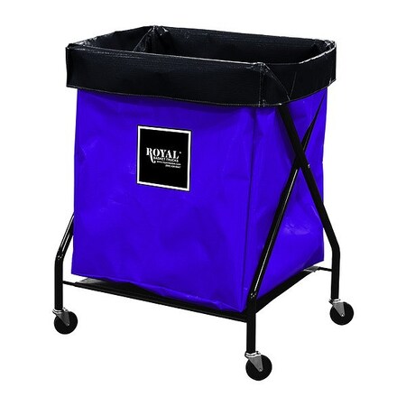 Royal Basket Trucks X-Frame Hamper, 150 lb Capac., 26" L G08-PPX-XFA-3ONN