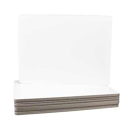 Flipside 9 x 12 Two Sided Magnetic Dry Erase/Magnetic Dry Erase Board Class Pack of 12 11277