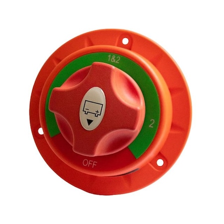 Switch Components 200A Battery Selector Switch: 1-2-Both-OFF with AFD BA-DC