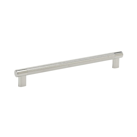 Amerock Bronx 10-1/16 in 256 mm Center-to-Center Polished Nickel Cabinet Pull BP36560PN