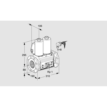 Honeywell Kromschroder VCS780F05NNWLE/PPEP/PPPP KS88206615