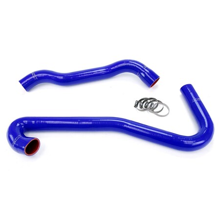 Hps Performance High Temp Reinforced Silicone Radiator Coolant Hose Kit, Blue, 57-1453-BLUE