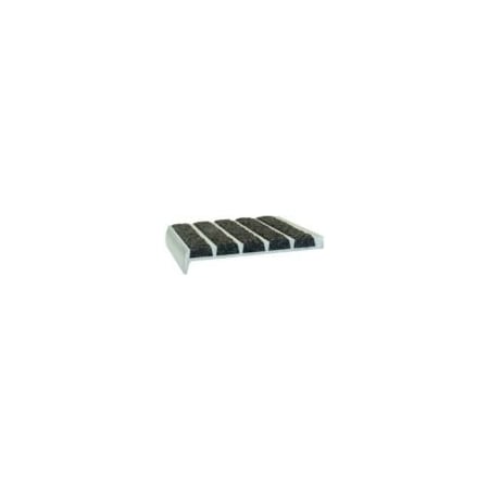 Wooster Products Stair Nosing Extruded Aluminum Black, 36 in W x 1/4" Thick 131-3