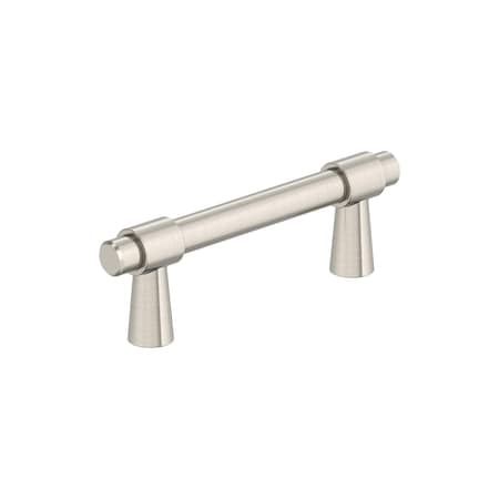 Amerock Destine 3 inch 76mm Center-to-Center Satin Nickel Cabinet Pull BP37370G10
