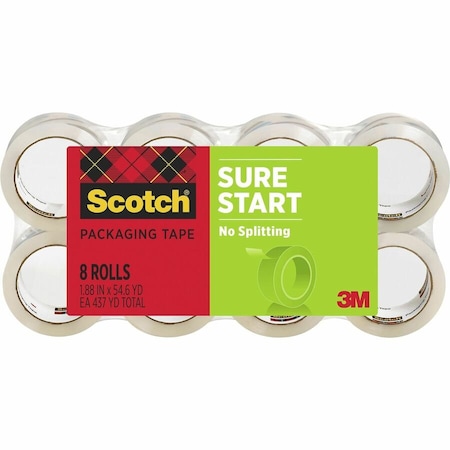 Scotch Packaging Tape, PK8 3450-8