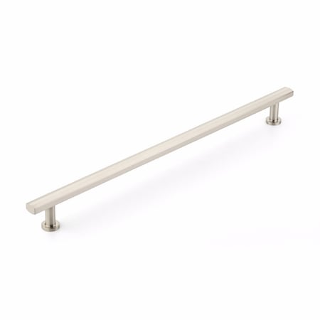 Schaub 18in Center to Center Heathrow Appliance Pull Brushed Nickel Finish 558-BN