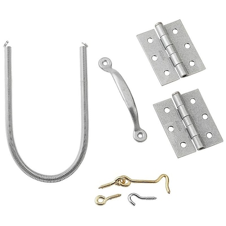 National Hardware V90 Series Door Set, Galvanized Steel N107-490