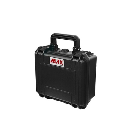 Max 9.2x7x4.2 in black IP67 certified, Military spec'd, empty case MAX235H105