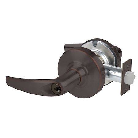Schlage Grade 2 Classroom Cylindrical Lock with Field Selectable Vandlgard, Athens Lever, Conventional Cyli ALX70P ATH 643E