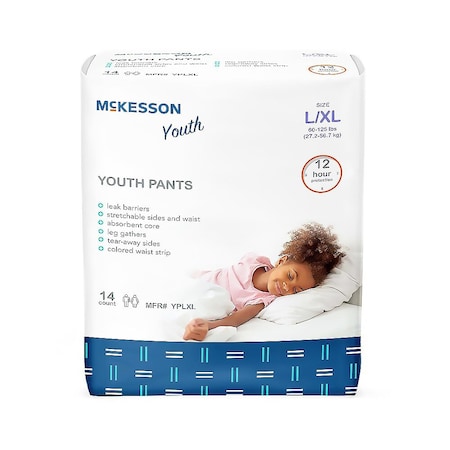Mckesson Youth Pants, Large/X-Large, 14PK YPLXL