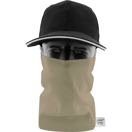 Ironwear CAT 2 Flame Resistant Cotton Neck Gaiter, Khaki 1378FR-K