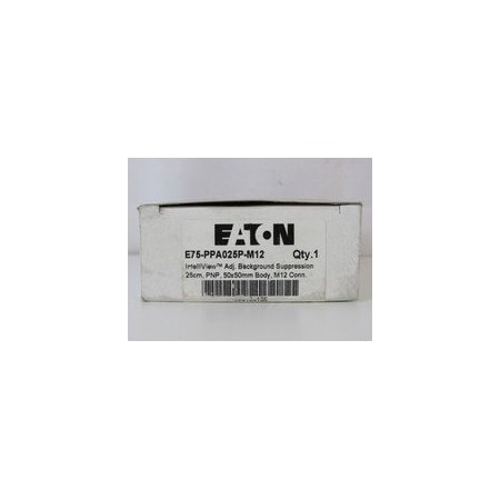Eaton Other Sensors and Switches Photoelectric Sensor 100mA 10-30VDC M12 Connection E75-PPA025P-M12